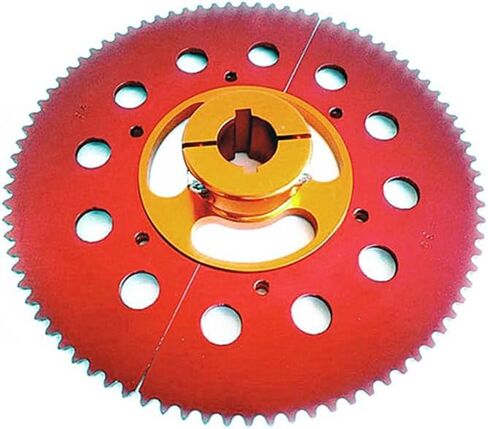 Go Kart Sprocket Carrier Racing Parts 30mm 40mm 50mm, Anodized Aluminum Kart Sprocket hub (Gold, 50mm) in Saudi Arabia