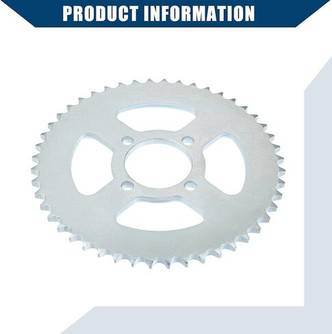 428 Pitch 48 Tooth Motorcycle Chain Sprocket Rear Sprocket/Rear Side for 50cc 70cc 90cc 110cc 125cc Dirt Pit Bike Mini Bike ATV 4 Wheelers Moped/Durable 52mm ID / 1 Pcs in Saudi Arabia
