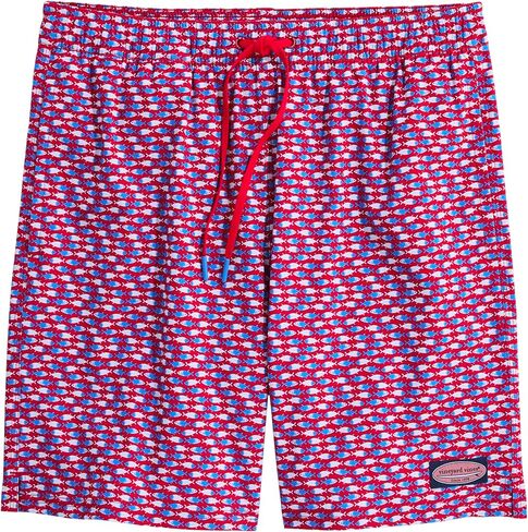 vineyard vines 7 Inch Printed Chappy Swim Trunks, Cotton Candy, XL in Saudi Arabia