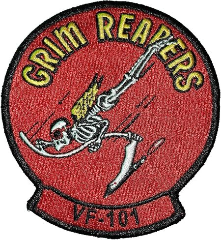 VF-101 Grim Reapers Squadron Patch – with Hook and Loop in Saudi Arabia