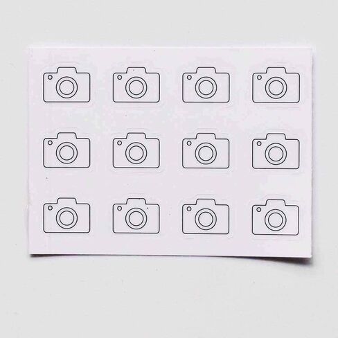 Camera Planner Stickers, 120 Clear Photography Labels Scrapbooking Crafting Sticker in Saudi Arabia