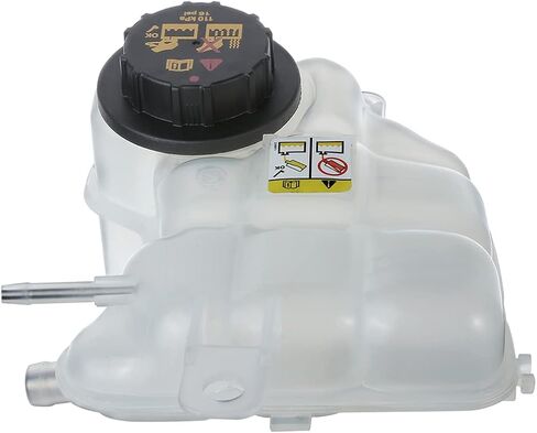 Auto Dynasty FO3014129 Factory Style Car Coolant Overflow Reservoir Tank with Cap Compatible with Ford Fusion Lincoln Zephyr Mercury Milan 2.3L 3.0L 06-09, White in Saudi Arabia