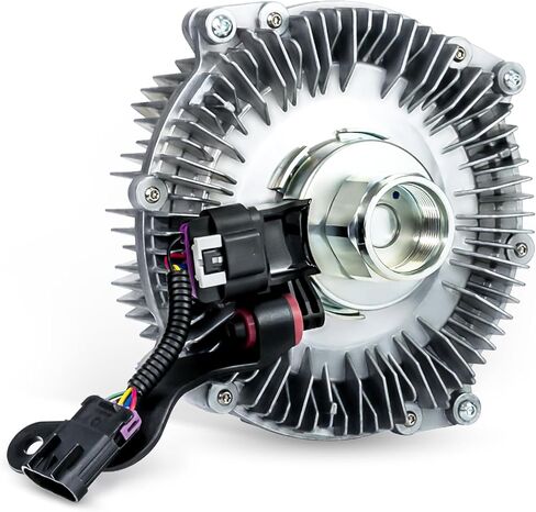 52014729AC قابض مروحة تبريد المحرك المشعاع متوافق مع 2013-2018 Ram 2500 3500 4500 5500 6.7L استبدال محرك الديزل لـ 52014729AC 52014729AA 52014729AB in Kuwait