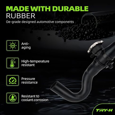 5058172AF Upper Radiator Coolant Hose Compatible with Jeep Patriot Compass 2007-2017 Dodge Caliber 2007-2012 Replacement for 5058172AE 5058172AH 5058172AF 5058172AG 5058172AI 5058172AJ in Saudi Arabia