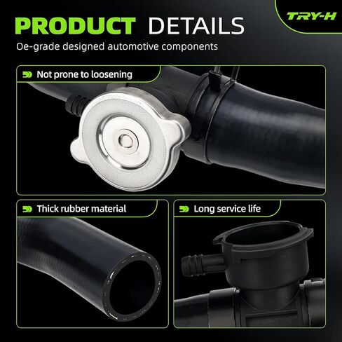 5058172AF Upper Radiator Coolant Hose Compatible with Jeep Patriot Compass 2007-2017 Dodge Caliber 2007-2012 Replacement for 5058172AE 5058172AH 5058172AF 5058172AG 5058172AI 5058172AJ in Saudi Arabia
