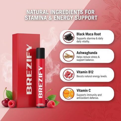 حزمة الناشر العشبية - رائحة المنثول والتوت الكرز (مجموعة توازن الحياة) - عصا عطرية نباتية in Kuwait