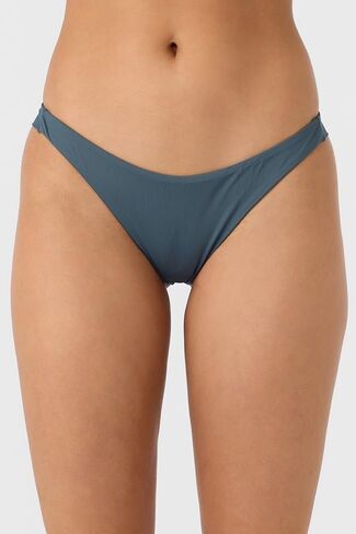 O'NEILL Womens Saltwater Solids Hermosa Bikini Bottom, Slate, S in Saudi Arabia