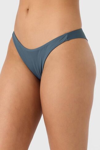 O'NEILL Womens Saltwater Solids Hermosa Bikini Bottom, Slate, S in Saudi Arabia