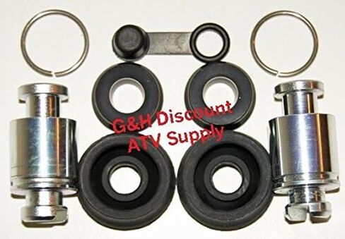 مجموعة إعادة بناء أسطوانة عجلة الفرامل الأمامية اللامعة المتوافقة مع سيارات Honda TRX 250 Fourtrax ATVs 1985-1987 in Kuwait