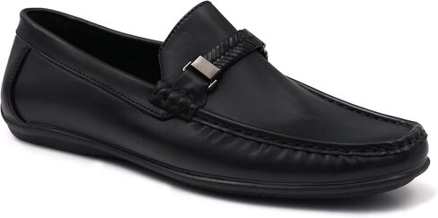 Aston Marc Mens Comfort Loafer, Lightweight Leather Slip on Shoes for Office, Casual Everyday Wear in Saudi Arabia