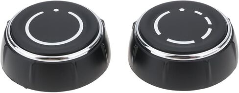 2pcs Car Radio Volume Control Knob Switch Setting Cover 97064292901 97064293001 Compatible with Porsche 981/991 Boxster/Cayman in Kuwait