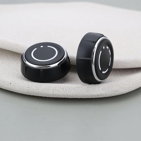 2pcs Car Radio Volume Control Knob Switch Setting Cover 97064292901 97064293001 Compatible with Porsche 981/991 Boxster/Cayman in Kuwait