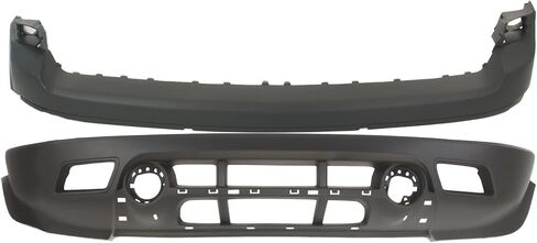 FitParts Compatible with Front Bumper Covers Kit 2011-2017 Jeep Patriot W/Molding Holes CH1014103 CH1015112, 68091521AA 68091525AA in Saudi Arabia