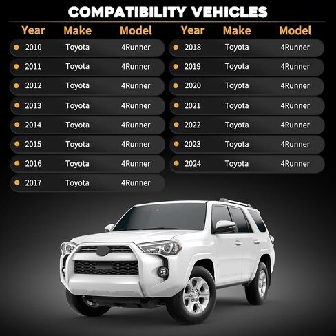 غطاء المحرك الأمامي قفل بمزلاج مناسب لسيارة Toyota 4Runner 2010-2024 يستبدل 5351035260 53510-35260 in Kuwait