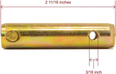 The ROP Shop PLOW Leg، قفل PIN، 2 Hitch PINS 61353 93028 لـ Western Uni-Mount Snowplow in Saudi Arabia