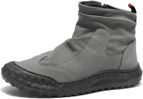 Men's Side Zip Waterproof Campsite Hiking Boots Chukka Ankle Boots for Hiking Camping & Driving All Season Fashion Retro High Top Chukka Outdoor Walking Sneakers in Saudi Arabia