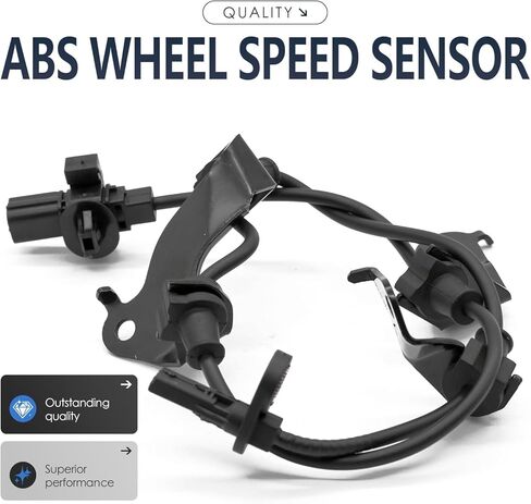 2 قطعة مستشعر سرعة العجلات الأمامية اليسرى واليمنى متوافق مع Honda Accord Crosstour 57450TP6A01 57455TP6A01 ALS2205 ALS2222 V6 3.5L 3471cc 10 11 12 13 14 15 2010 2011 2012 2013 2014 2015 in Kuwait