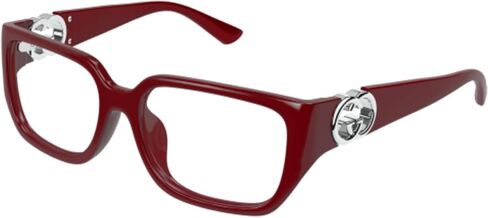 Gucci Rectangular Tortoise Black Burgundy Eyeglasses in Saudi Arabia