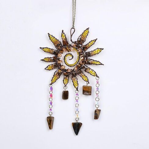 مصغّر حصوه اللون الهلال القمر بلورات الشمس الماسك حلم الماسكات الأحجار الكريمة suncatcher مع زخرفة القلب اليدوية زاك ديكور الحائط للبالغين الفتيات غرفة نوم الزفاف حديقة يبارك هدية in Saudi Arabia