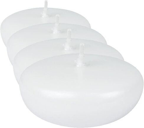 24 قطعة شموع قابلة للطي، 2.25 بوصة، أبيض لؤلؤي in Kuwait