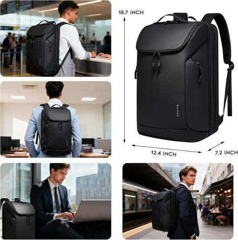 BANGE Laptop backpack with 15.6 inch laptop compartment fit for overnight and commute for men and women in Kuwait
