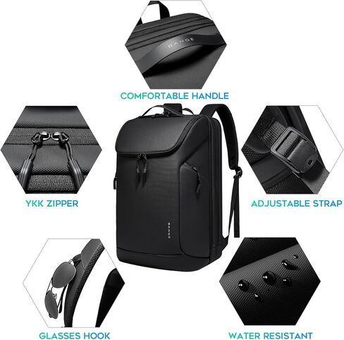 BANGE Laptop backpack with 15.6 inch laptop compartment fit for overnight and commute for men and women in Kuwait