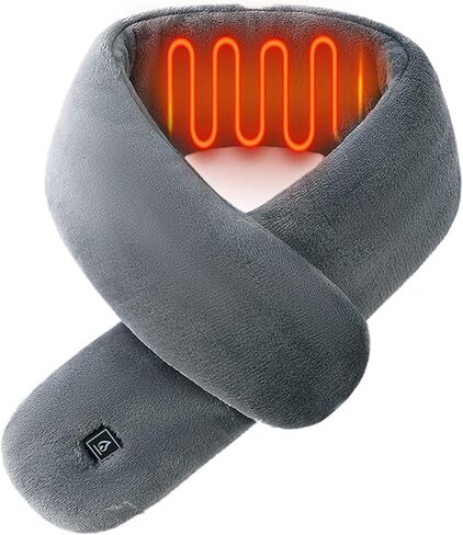 وشاح ساخن للرجال والنساء، قابل لإعادة الشحن 5 فولت 5000 مللي أمبير في الساعة 3 مستويات لدرجة الحرارة وسادة لف لتدفئة الرقبة الكهربائية in Kuwait