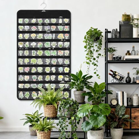 عبوتان من الملصقات المعلقة، مزدوجة الجوانب مع 80 جيبًا لكل منها للملصقات والشارات والحرف اليدوية - مثالية للبيع بالتجزئة والمدارس والمكتبات والمعارض وأحداث البائعين in Kuwait