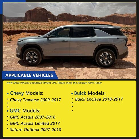 ABS Wheel Speed Sensor Fit for Chevy Traverse 2009-2017, Buick Enclave 2008-2017, GMC Acadia 2007-2016, Saturn Outlook 2007-2010, 22739728, 22739727, Front and Rear, Driver and Passenger Side, 4pcs in Kuwait