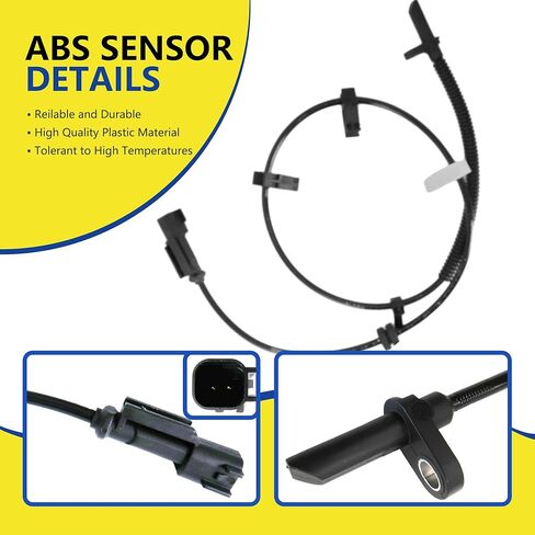 ABS Wheel Speed Sensor Fit for Chevy Traverse 2009-2017, Buick Enclave 2008-2017, GMC Acadia 2007-2016, Saturn Outlook 2007-2010, 22739728, 22739727, Front and Rear, Driver and Passenger Side, 4pcs in Kuwait