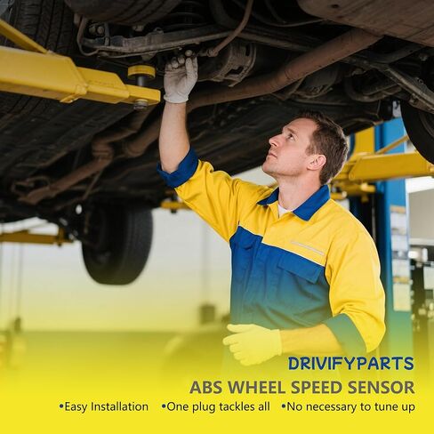 ABS Wheel Speed Sensor Fit for Chevy Traverse 2009-2017, Buick Enclave 2008-2017, GMC Acadia 2007-2016, Saturn Outlook 2007-2010, 22739728, 22739727, Front and Rear, Driver and Passenger Side, 4pcs in Kuwait