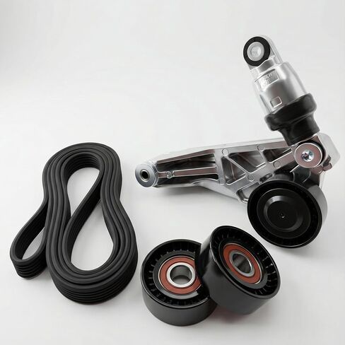 4627038AA-KIT with Belt Tensioner, Idler Pulleys Compatible with 2012-2018 Wrangler JK 3.6L Replaces# 4627038AA, in Saudi Arabia