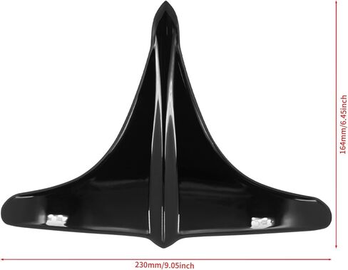 HDBUBALUS Motorcycle Rear Fender Accents Leading Front Edge Trim Fit for Harley Harley Tri Glide Ultra Classics FLHTCUTG FLHXXX 2009-2022 Black in Saudi Arabia