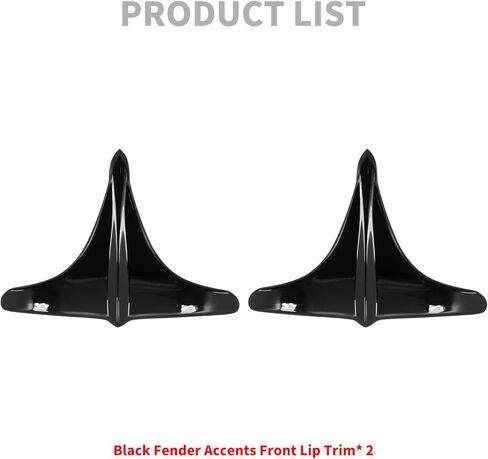 HDBUBALUS Motorcycle Rear Fender Accents Leading Front Edge Trim Fit for Harley Harley Tri Glide Ultra Classics FLHTCUTG FLHXXX 2009-2022 Black in Saudi Arabia
