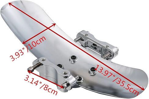 Front Fender Mud Guard Fender Protector Fit for Harley Street XG750 XG500 2015-2020 Chrome in Saudi Arabia