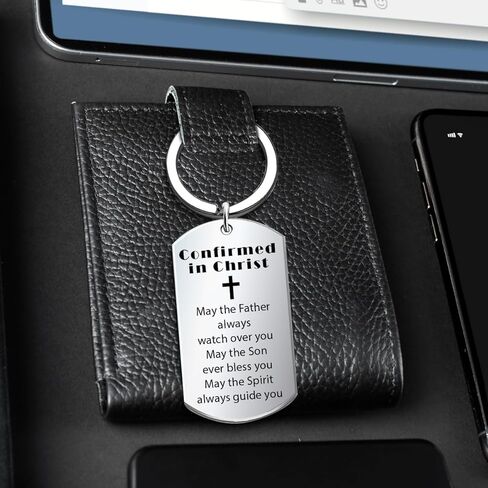 هدايا تأكيد مسيحية للنساء والرجال المؤكدة في سلسلة مفاتيح المسيح، هدايا روحية دينية للمعمودية الكاثوليكية، عيد الميلاد، عيد الميلاد in Kuwait