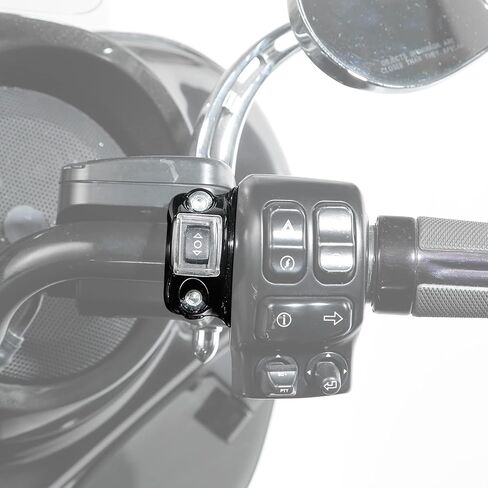 XMT-MOTO Black Clutch Bracket Switch ON/OFF Button Fit For Harley Electra Glide Softail Fatboy in Saudi Arabia