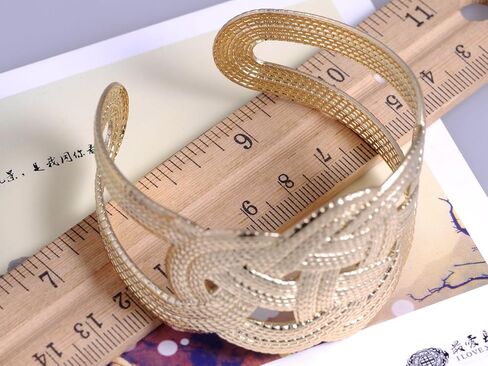 Alilang Womens Golden Tone Rope Snake Egyptian Greek Goddess Wrap Cuff Bracelet in Saudi Arabia