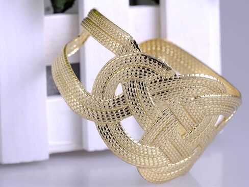 Alilang Womens Golden Tone Rope Snake Egyptian Greek Goddess Wrap Cuff Bracelet in Saudi Arabia