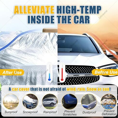 Smart Waterproof Car Cover - All-Weather, Wind & Snowproof, Full Coverage, Solar Charging & Remote Control, Automatic Retractable, Outdoor/Indoor Use Black-YL in Saudi Arabia