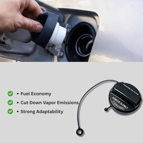 2Pcs Gas Cap,Fuel Cap Fits for Honda 05-07 Accord 2005-2006 CRV 2011-2014 CR-Z 2005-2010 Odyssey 2006-2011 Element 2005-2008 Pilot 2006-2009 S2000 Ridgeline, for Acura MDX RSX TL TSX, 17670-SHJ-A31 in Saudi Arabia