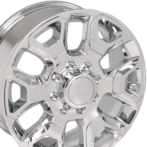 OE Wheels DG66 20 Inch Rims Fit Ram 2500 Style 8x165.1 20x8 Chrome with Chrome Insert - Hollander 2562 (Set of 4) in Saudi Arabia