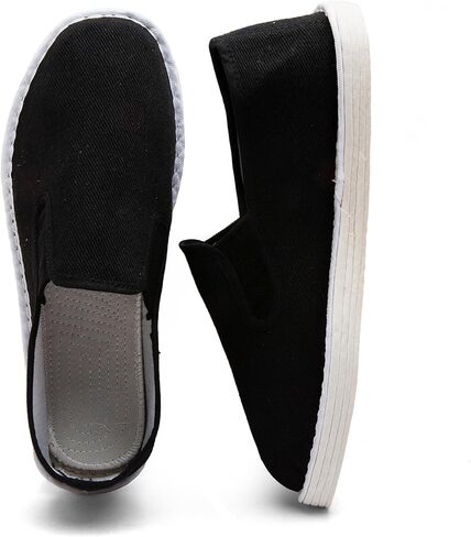 Kung Fu Slippers for Men and Women Traditional Tai Chi Shoes Toji Karate Canvas Shoes Non Slip Fabric Sole for Martial Arts Training in Saudi Arabia