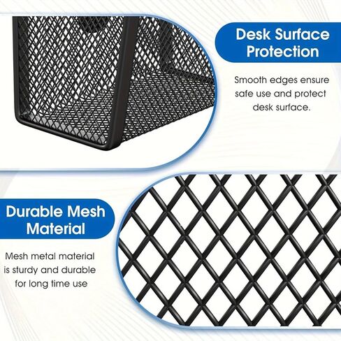 Magnetic Pencil Holder,Mesh Stainless Steel Pen Basket, Metal Writing Utensil Storage Organizer for Whiteboard,Blackboard,Kitchen, Locker, Home, or Office in Saudi Arabia