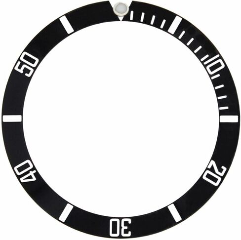 Ewatchparts Replacement Bezel Insert Black Compatible With Watch 36mm x 30mm in Saudi Arabia
