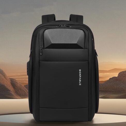 Travel Anti Theft Laptop Backpack, Water Resistant Business Backpack with USB Charging Port, Carry on Tech Backpack, Work Computer Backpack Gift for Men for Office Fits 17.3 Inch Laptop in Saudi Arabia
