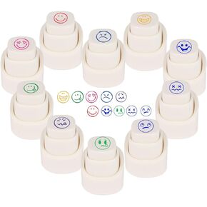 Button Type Planner Stamps Set of 10- Weather Stamps & Book AnnotationStamps with Easy-Grip Stamper Handle for Journaling, Diary, Scrapbooking, Bullet Journal Teacher Student Gift in Saudi Arabia