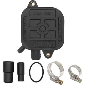 Valve Cover Breather Crankcase With Connector Fit for Dodge 5.9L Cummins RAM 2500 3500 8.9L 8.3L 2003 2004 2005 Replace# 4935079 4935078 3964093 5093067AA in Kuwait