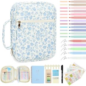 Bible Cover Case for Women Large Bible Cover Bag Bible Study Supplies Accessories Bible Journaling Kit for Girls Women in Saudi Arabia