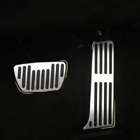 Car Aluminum Alloy Non-Slip Gas Brake Accelerator Foot Pedal Cover Fit for Lexus ES 2021-2025 ES250 ES300h ES350 Automotive Interior Accessories in Saudi Arabia